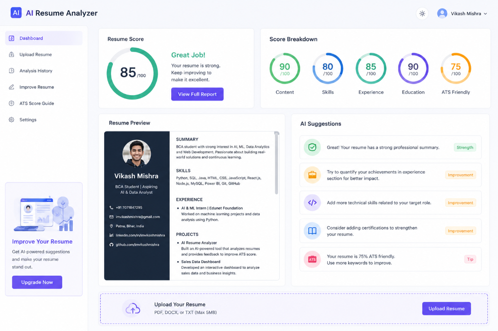 AI Resume Analyzer